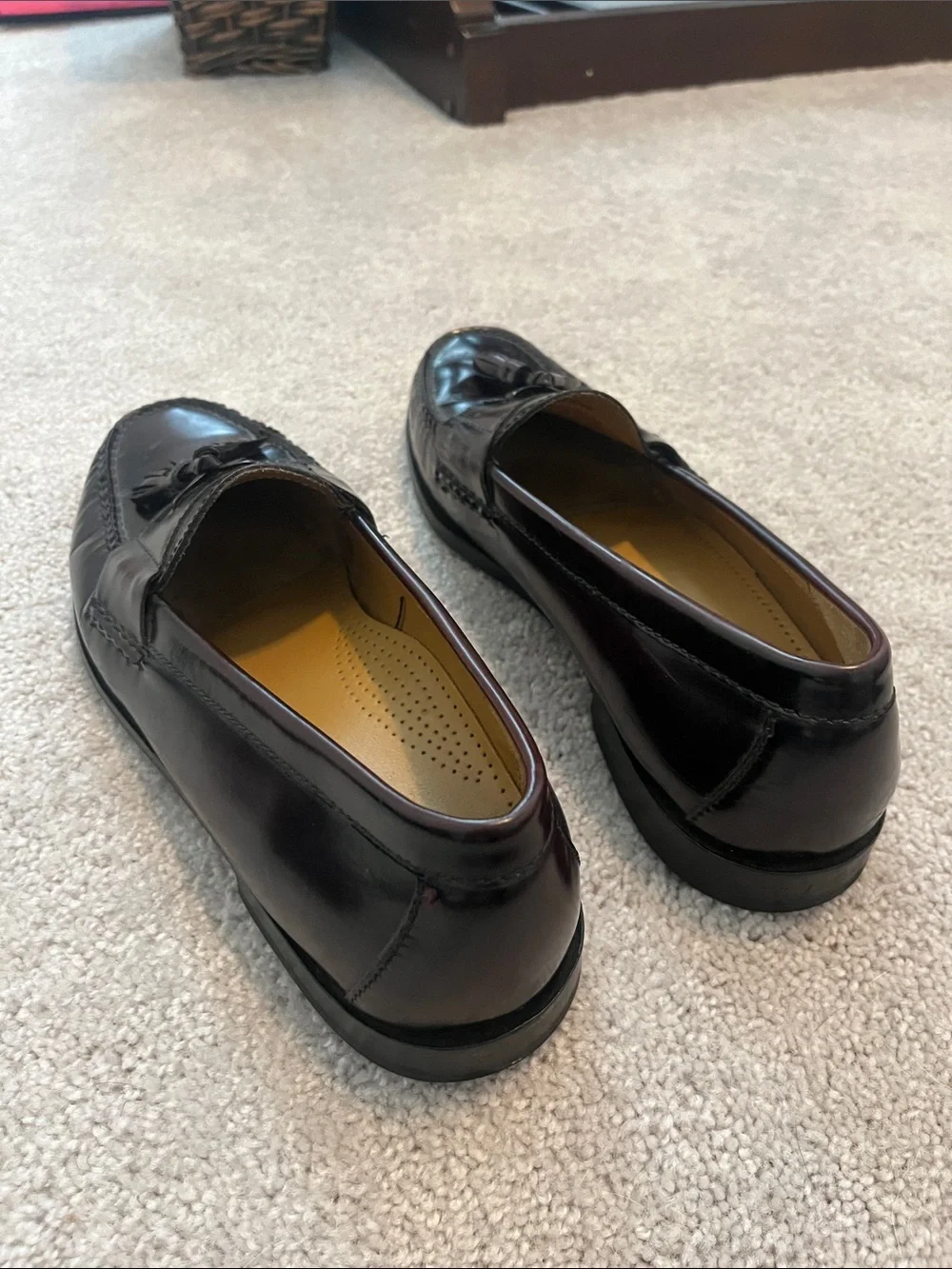 Cole Haan Men's Tassel Penny Loafers in Dark Brown